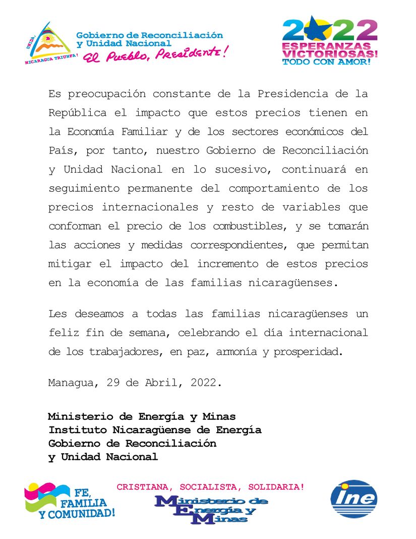 COMUNICADO